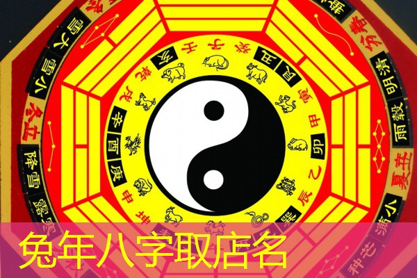  兔年八字取店名