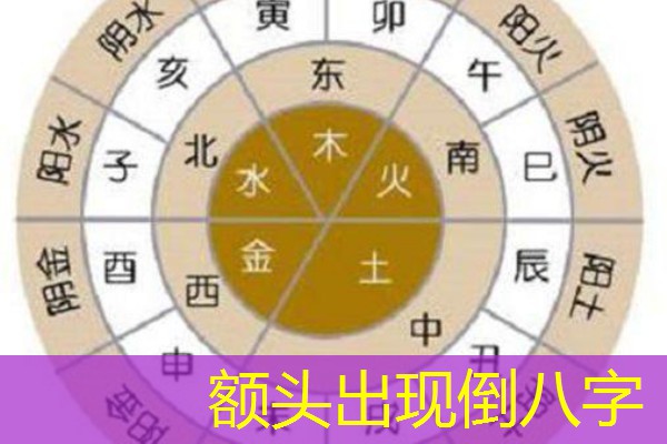  额头出现倒八字