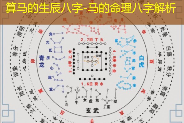  算马的生辰八字-马的命理八字解析