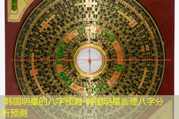  韩国明星的八字预测-韩国明星命理八字分析预测