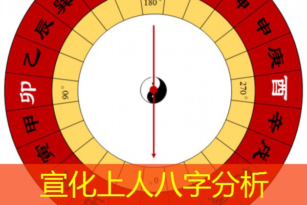  宣化上人八字分析