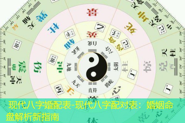  现代八字婚配表-现代八字配对表：婚姻命盘解析新指南