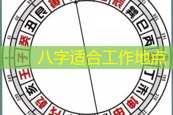  八字适合工作地点