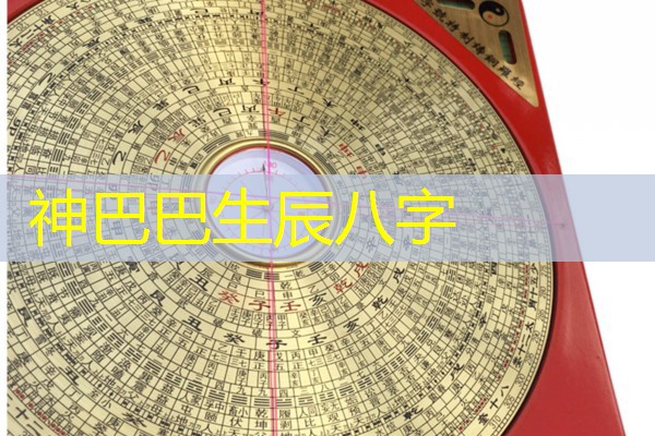  神巴巴生辰八字