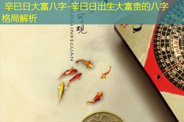  辛巳日大富八字-辛巳日出生大富贵的八字格局解析