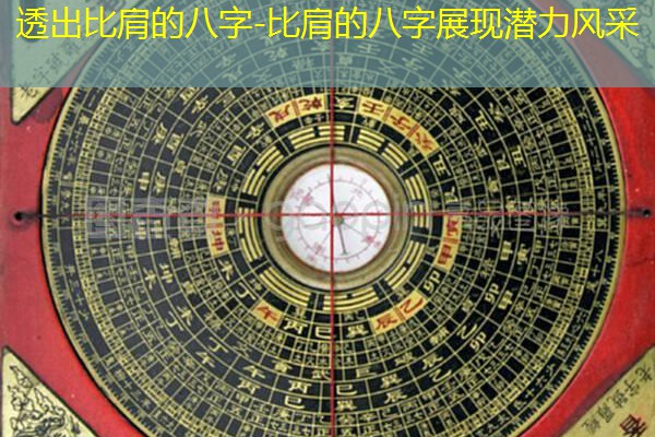  透出比肩的八字-比肩的八字展现潜力风采