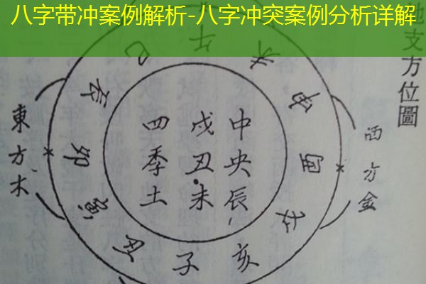  八字带冲案例解析-八字冲突案例分析详解
