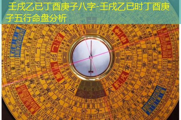  壬戌乙已丁酉庚子八字-壬戌乙已时丁酉庚子五行命盘分析