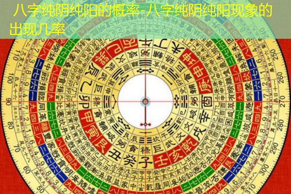  八字纯阴纯阳的概率-八字纯阴纯阳现象的出现几率