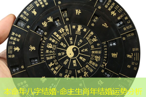  本命年八字结婚-命主生肖年结婚运势分析