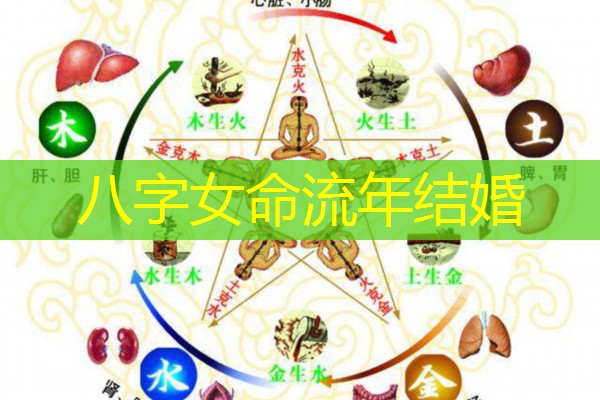  八字女命流年结婚