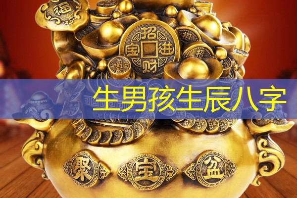  生男孩生辰八字