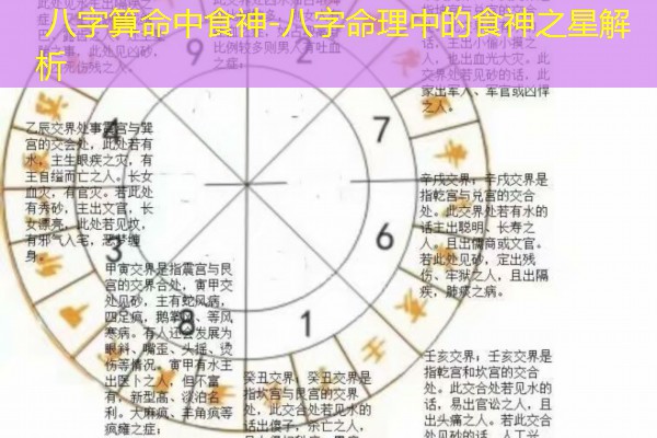  八字算命中食神-八字命理中的食神之星解析