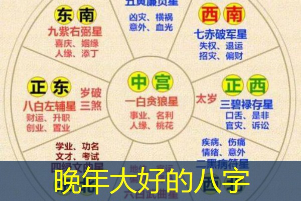  晚年大好的八字