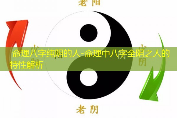  命理八字纯阴的人-命理中八字全阴之人的特性解析