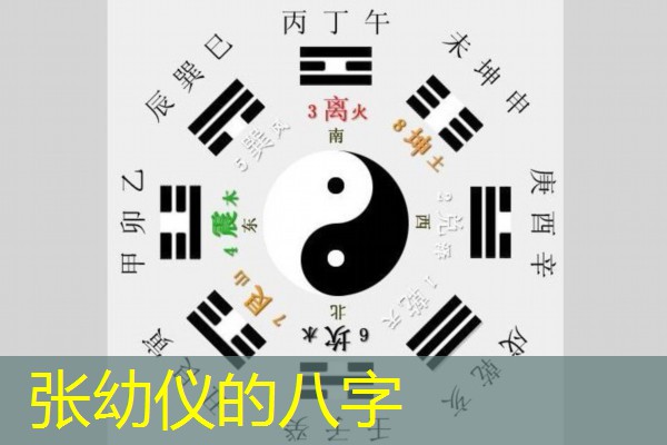  张幼仪的八字