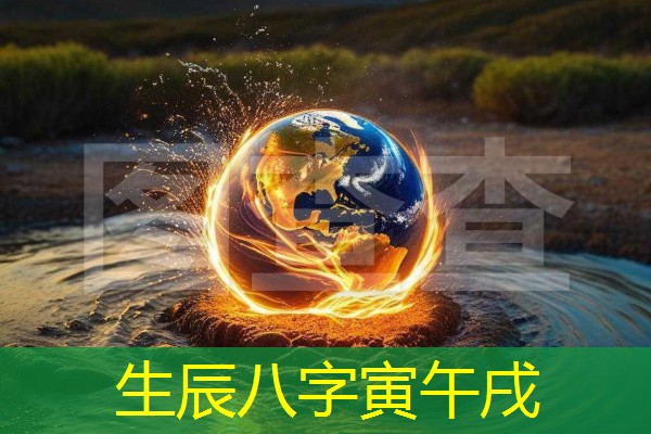  生辰八字寅午戌