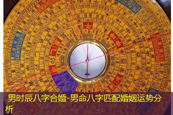  男时辰八字合婚-男命八字匹配婚姻运势分析