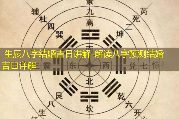  生辰八字结婚吉日讲解-解读八字预测结婚吉日详解
