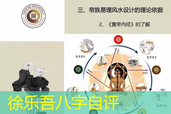  徐乐吾八字自评