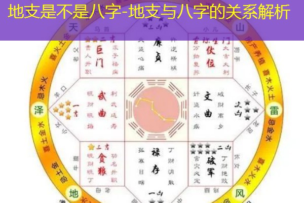  地支是不是八字-地支与八字的关系解析